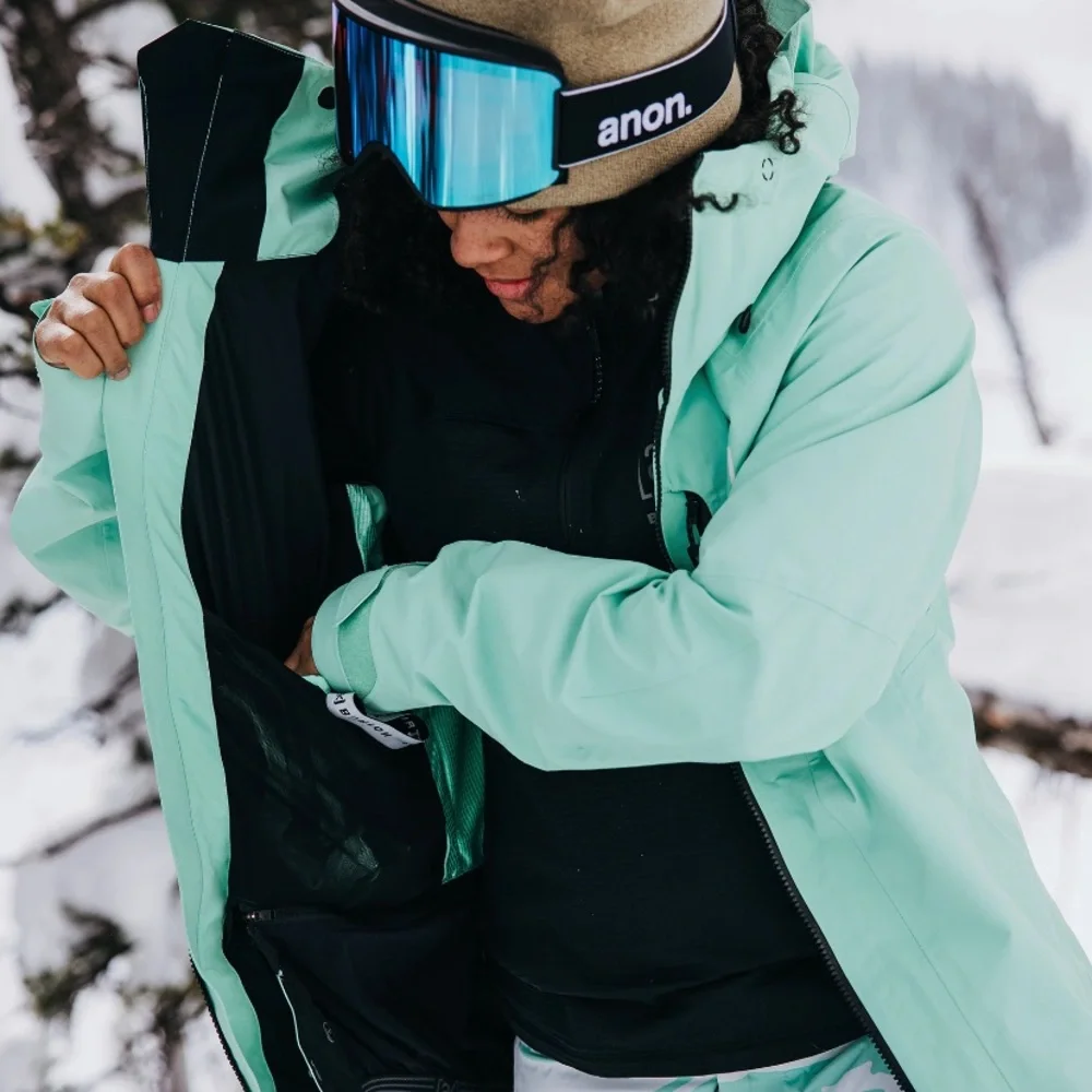 Women's Burton [ak]® Upshift GORE-TEX 2L Jacket in Powder Mint - Picture 7 of 16